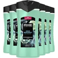 Axe Fine Fragrance Collection Aqua Bergamot Douchegel - 6 x 300 ml - Voordeelverpakking