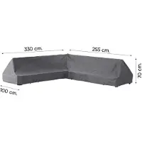 Winza Outdoor Covers - Premium - beschermhoes loungeset - Afmeting : c