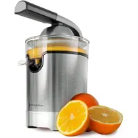 Kitchenbrothers Citruspers - Compact - Met Uitloop en Pershendel - 0.35L - RVS