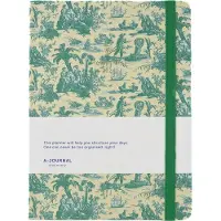 A-Journal My Journal - Agenda 2026 - A5 - groen Toile de Jouy