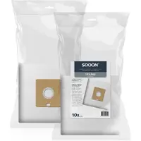 SQOON Stofzuigerzakken Geschikt voor Uni-Bag Plus Small - 10 Stuks - Vervangt 9001669796 / D00013 / DDE050 / 2681045112