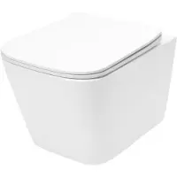 REA - Hangende toiletpot - Raul - Wit - 51X34,5X31,5CM