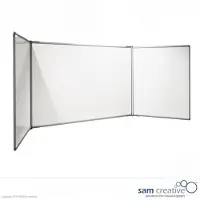 Sam Creative Whiteboard Pro Series Emaille Vijfvlaks 60x90 cm