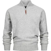 INDICODE JEANS Trui 'INTrax' lichtgrijs