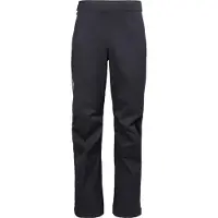 Black Diamond - Fineline Stretch FZ Pants - Regenbroek XS - Regular, zwart/grijs