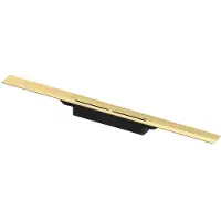 Tece TECEdrainprofile Doucheprofiel Zonder Afvoer 90cm RVS - Geborsteld Goud Optisch PVD - Douche, Douchegoten - 4027255067882