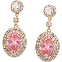 NAEMI Oorbellen goud / rosa / wit