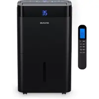 Auronic Luchtontvochtiger en Luchtreiniger - Better Plus Series - Ontvochtigt 20L per dag - 5L Waterreservoir - Slaapkamer, Badkamer, Woonkamer en Kantoor - Vochtvreter voor in Huis - Zwart
