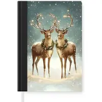 MuchoWow Kerstmagie - Winterwoud - Rendier - Kerst - Cadeau - Kerstcadeau voor mannen, vrouwen en kinderen