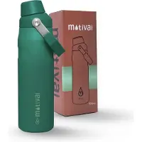 Motivai Fast Sip Drinkfles 700ML – Emerald Groen – Thermosfles RVS – Lekvrije Waterfles – BPA-vrij – Dubbelwandig Geïsoleerd – Voor Warm & Koud