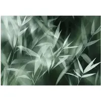 WALLARENA - Fotobehang - 200x140 cm - abstract bladeren ontwerp voor slaapkamer en salon, vliesbehang