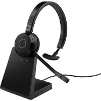 Jabra Evolve 65 TE Headset, Mono, Draadloos, Bluetooth incl. oplaadstation, geoptimaliseerd voor unified communication