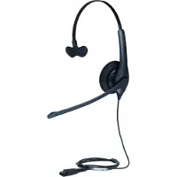 Jabra Biz 1500 Duo QD - Hoofdtelefoon - Hoofdband - Kantoor/callcenter - Zwart - Binaural - 0,95 m