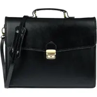 Beltimore J20 - Laptoptas - Vintage Stijl - Echt Leer - Drie Compartimenten