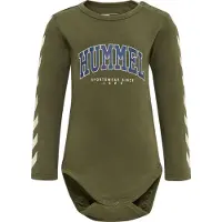 Hummel Rompertje/body blauw / olijfgroen / wit