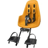 Bobike Mini One fietsstoeltje voor migthy mustard