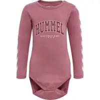 Hummel Rompertje/body 'Fast' rosa / wit