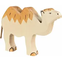 Holztiger Wildernis - Kameel - 18X3X14Cm - Houten Figuur - Handgemaakt