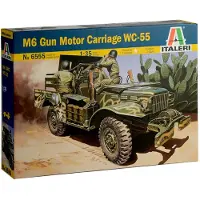 Italeri Modelbouwpakket Militaire voertuigen - 6555 M6 Dodge Gun Motor Carriage WC-55 Plastic - 1:35 - Modelbouw