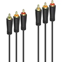 Hama Audio/video Kabel 3 X Rca Mannelijk - Gold 1.5m (205150)