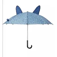 John Toys Kinderparaplu met oren - stipjes blauw - paraplu voor kinderen - Kerstcadeau Sinterklaas schoencadeautje