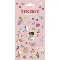 Little Dutch stickervel Rosa & Friends - stickers met meisjes, dieren en bloemen