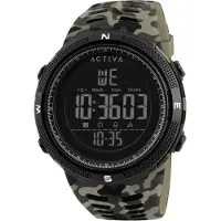 Invicta Activa x Digital ACW1915MC-003 Heren Horloge - Quartz Uurwerk - Plastic met zwarte Wijzerplaat - 50mm