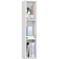 Vasagle Boekenrek met open planken, wolkenwit / 3 verdiepingen（ 20B cm）