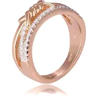 Orphelia Dames 925 Sterling Zilveren Ring - Roze ZR-7421