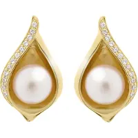 Orphelia 'Sophia' Dames 925 Sterling Zilveren Oorbellen - Goud ZO-7234/G