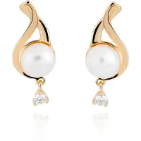 Orphelia 'Adia' Dames 925 Sterling Zilveren Oorbellen - Goud ZO-7473