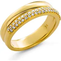 Orphelia 'Emily' Dames 925 Zilveren Ring - Goud ZR-7581/G