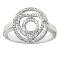 Orphelia Dames 925 Sterling Zilveren Ring - Zilver ZR-7268
