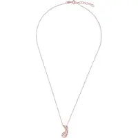 Orphelia 'Tilou' Dames 925 Sterling Zilveren Ketting met Hanger - Roze ZH-7441