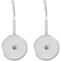 Orphelia 'Genoa' Dames 925 Sterling Zilveren Dangle Oorbellen - Zilver ZO-7291