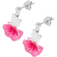 Orphelia 'Bear Bow' Kinder 925 Sterling Zilveren Oorbellen - Zilver ZO-7132