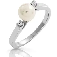 Orphelia 'Diana' Dames 925 Sterling Zilveren Ring - Zilver ZR-7543
