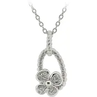 Orphelia Dames 925 Sterling Zilveren Ketting met Hanger - Zilver ZH-6020