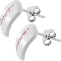 Orphelia Dames 925 Sterling Zilveren Stud Oorbellen - Zilver ZO-5585
