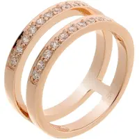 Orphelia Dames 925 Sterling Zilveren Ring - Rosé ZR-7124/RG