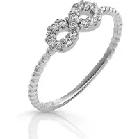 Orphelia 'Infinity' Damesring van 925 Sterling Zilver - Zilver ZR-7528