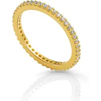 Orphelia 'Lily' Dames 925 Sterling Zilveren Ring - Goud ZR-7538/G