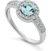 Orphelia 'Bristol' Dames 925 Sterling Zilveren Ring - Zilver ZR-7579/B