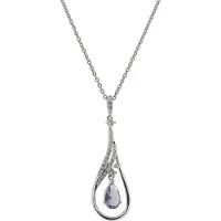 Orphelia 'Ebbi' Dames 925 Sterling Zilveren Ketting met Hanger - Zilver ZH-7037