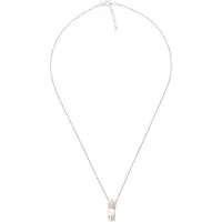 Orphelia 'Lea' Dames 925 Sterling Zilveren Ketting met Hanger - Zilver/Roze ZH-7284