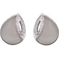 Orphelia Dames 925 Sterling Zilveren Oorbellen - Zilver ZO-5930