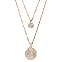 Swarovski 'Meteora' Dames Goud Vergulde Metalen Ketting - Roze 5683449