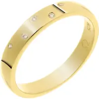 Orphelia Dames 925 Sterling Zilveren Ring - Goud ZR-7130/G