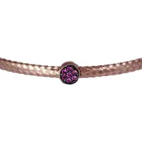 Orphelia Dames 925 Sterling Zilveren Armband - Roze ZA-7415/RG