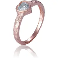 Orphelia 'Nora' Dames 925 Sterling Zilveren Ring - Roze ZR-7435
